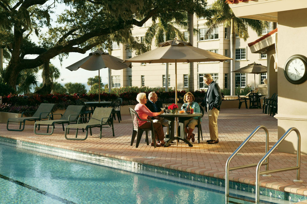 poolside